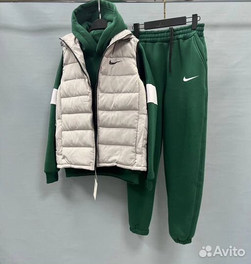 Спортивный костюм мужской зимний тройка Nike