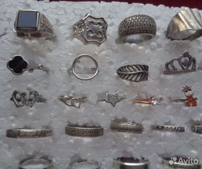 Кольца серебро 925 пробы