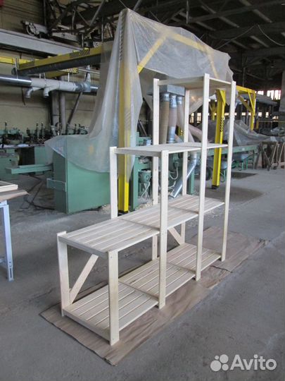 Стеллажи деревянные