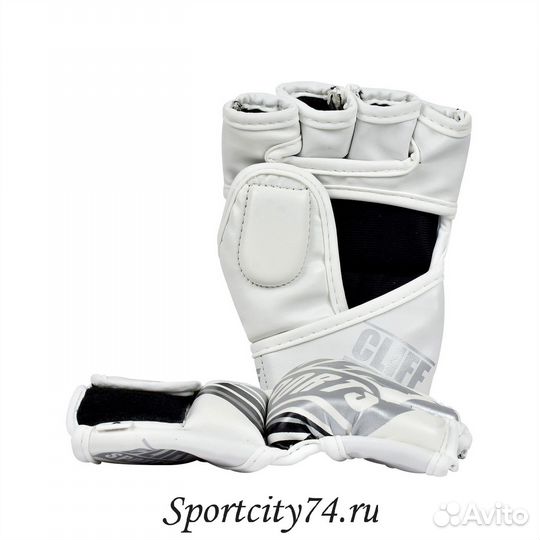 Перчатки для мма Cliff CS-530 белые (S)