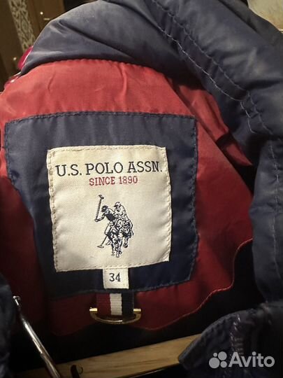 Пуховик us Polo женский