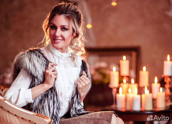 Меховой жилет