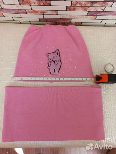 Ветровка для девочки р.86, летние шапочки и снуд