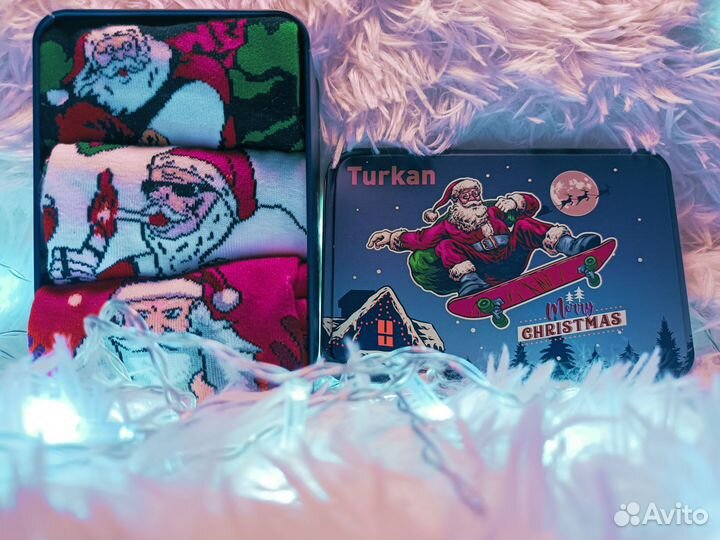 Новогодние носки (мужские)