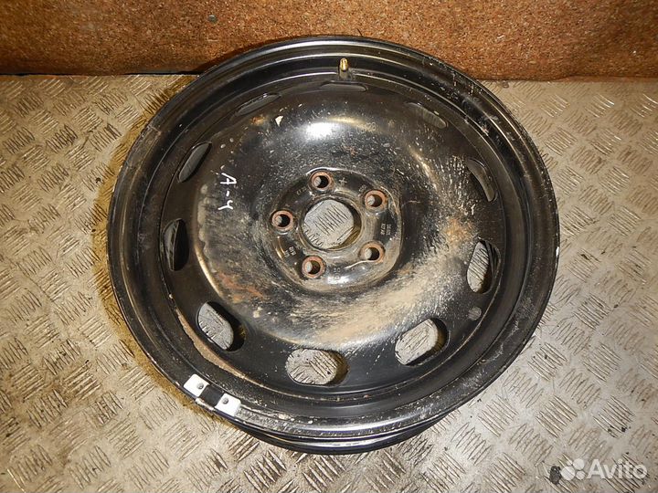 Диск колесный стальной R15 5*112 j6,0 ET38 DIA57,1