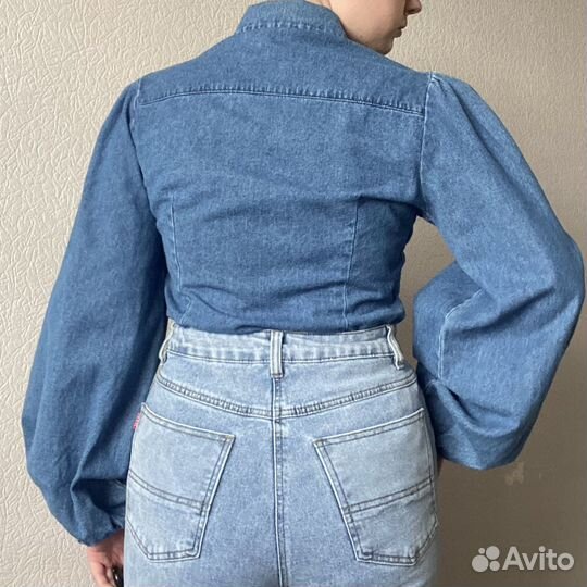 Джинсовая блузка