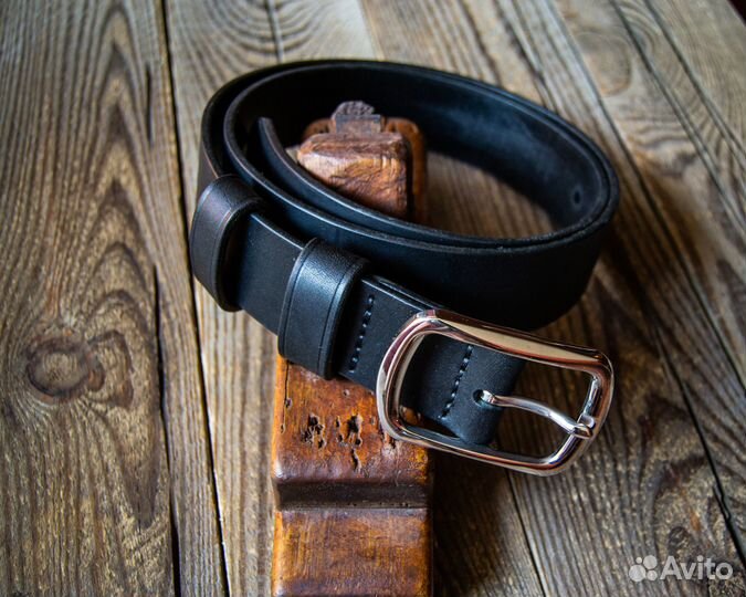 Кожаный ремень ручной работы