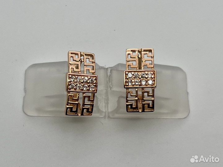 Золотые серьги 585 пробы
