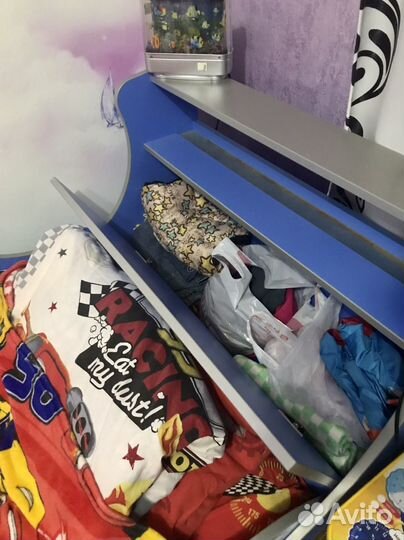 Кровать машина с подсветкой