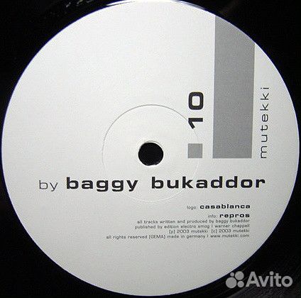 Baggy Bukaddor - Casablanca / Repros #10 Vinyl 12