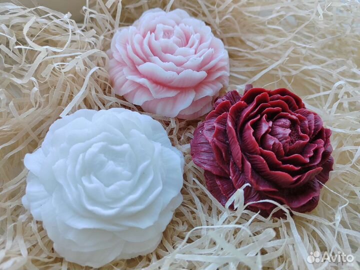 Подарки. Цветы из мыла. Мыло ручной работы