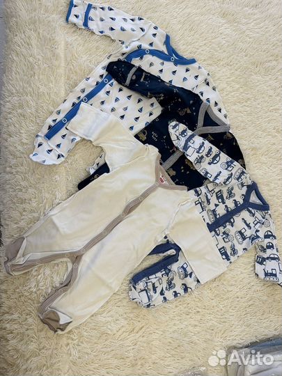 Детские вещи пакетом от 0 до 6 месяца