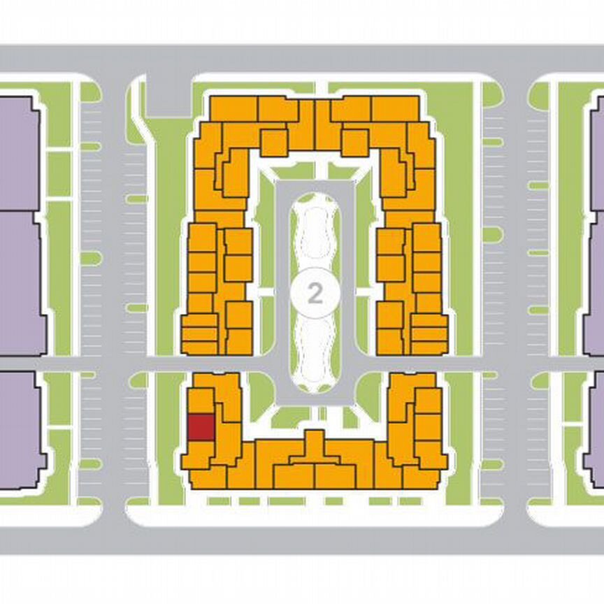 1-к. квартира, 39,4 м², 2/4 эт.