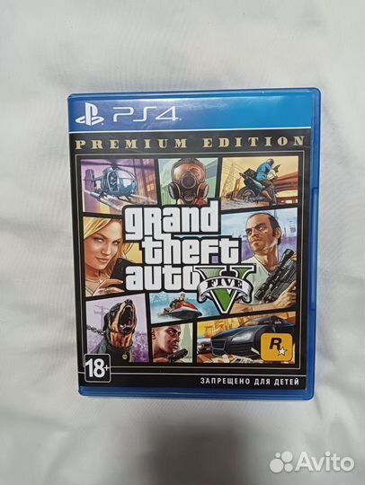 Игры для приставок ps4 диск GTA 5