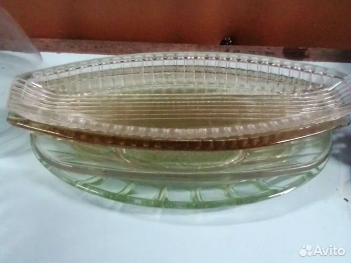 Селедочница стекло СССР