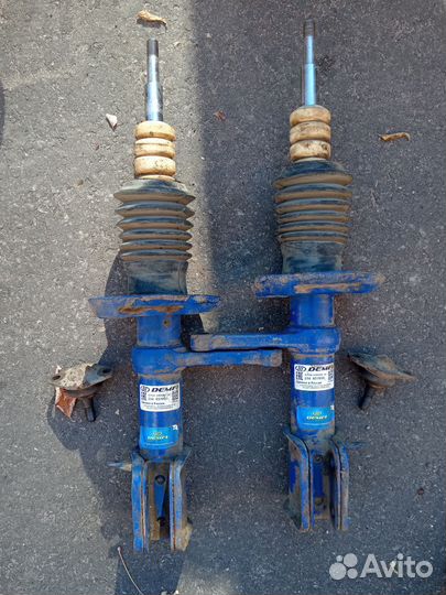 Стойки передние газ-масло demfi