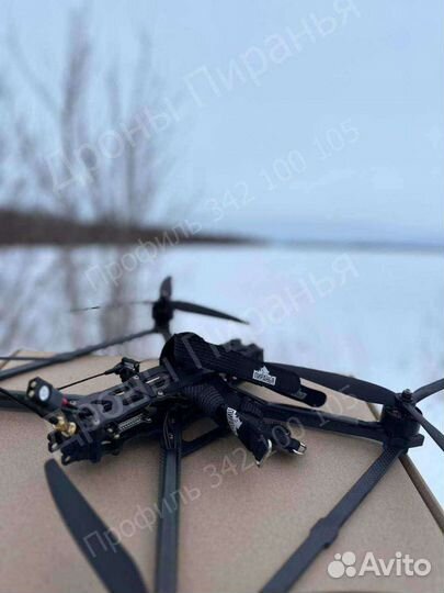 Квадрокоптeр FPV piranha 10 дюймов