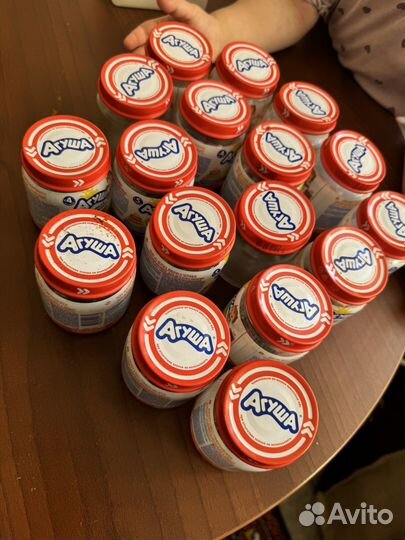 Пустые Баночки агуша, стеклянные бутылки