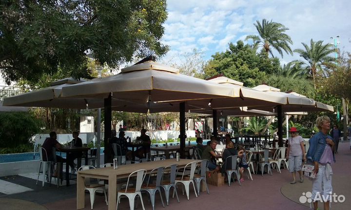 Зонт уличный двухкупольный