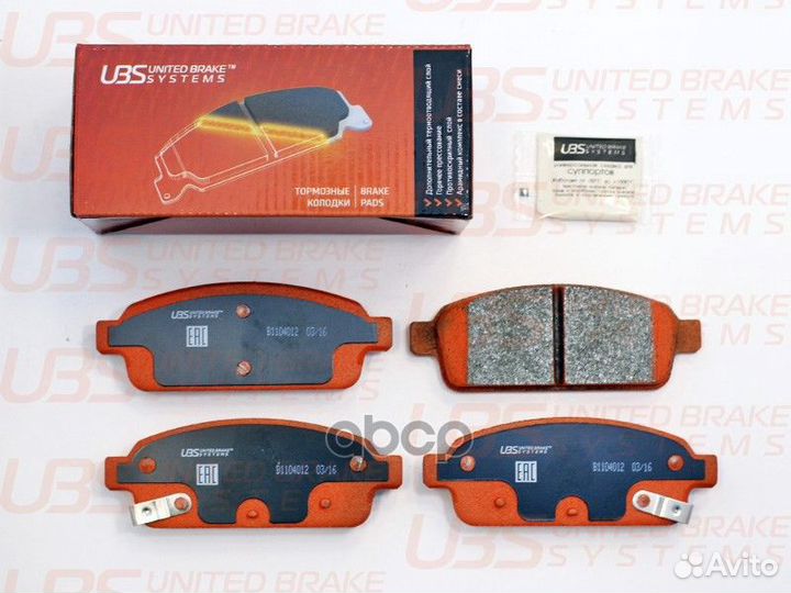 Тормозные колодки opel/chevrolet cruze 09/11