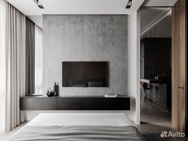 Подвесная тумба под тв