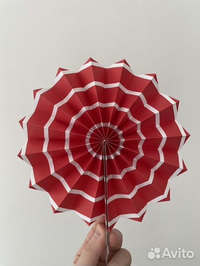 Бумажные веера, фанты наборы из 6 шт