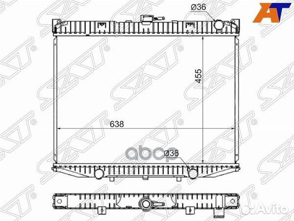 Радиатор Ford Maverick 93-00 / Nissan Terrano I