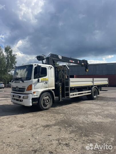 Аренда и услуги манипулятора Hino с КМУ HIAB