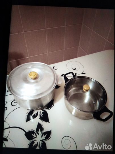 Кастрюля эмаль 55л; эмаль3л; сталь 2л Kaiserhoff