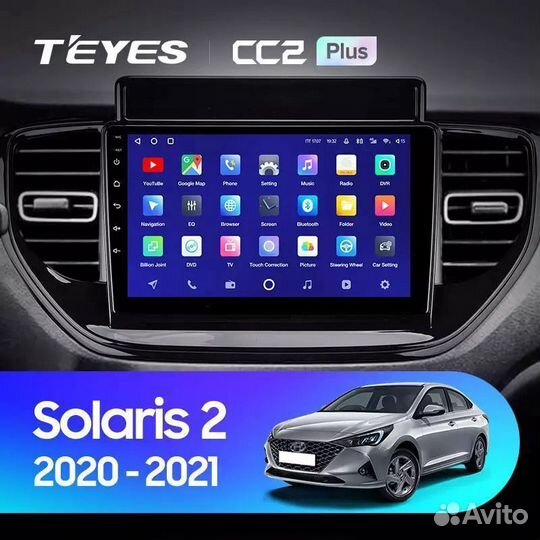 Штатная магнитола Hyundai Solaris 2 2020-2021 Teye