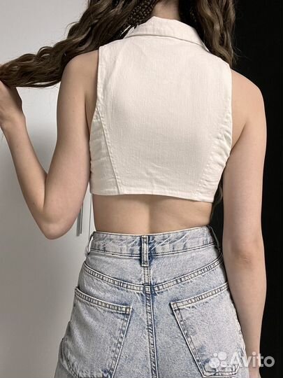 Жилетка топ Bershka