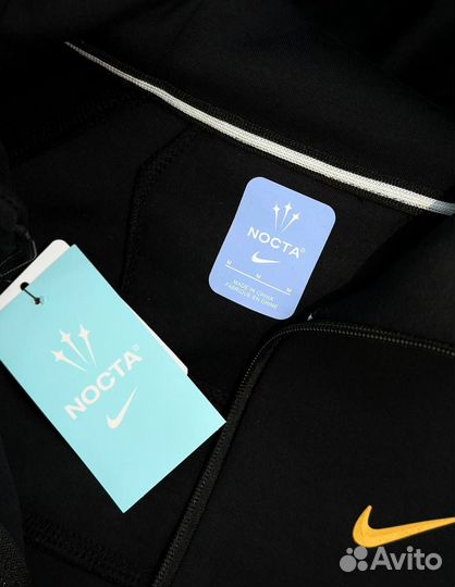 Nike tech fleece nocta костюм черный