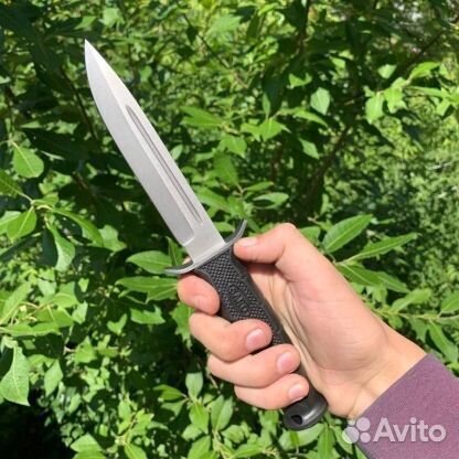 Нож складной, якутский, охотничий, финка