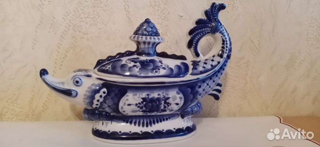 Икорница стерлядь гжель