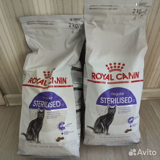 Корм для стерилизованных кошек royal canin разный