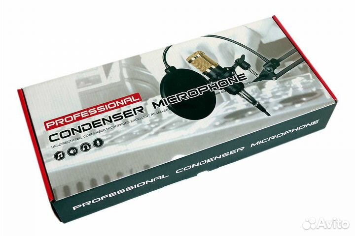Микрофон студийный BM800 новый