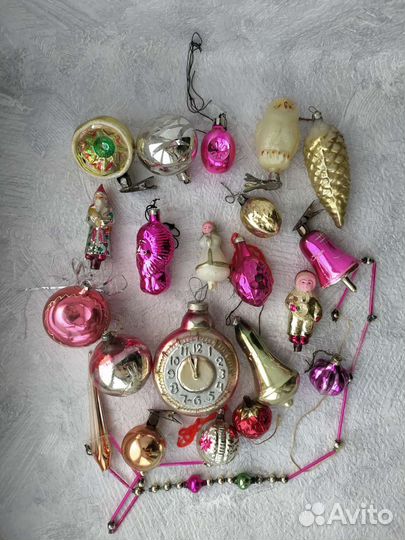Елочные игрушки СССР