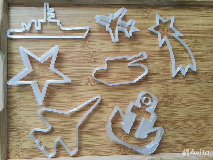 Набор формочек для печенья к 23 февраля