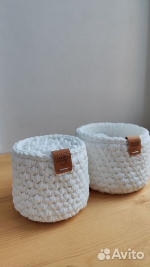 Корзинки (контейнеры) под ватные палочки и диски