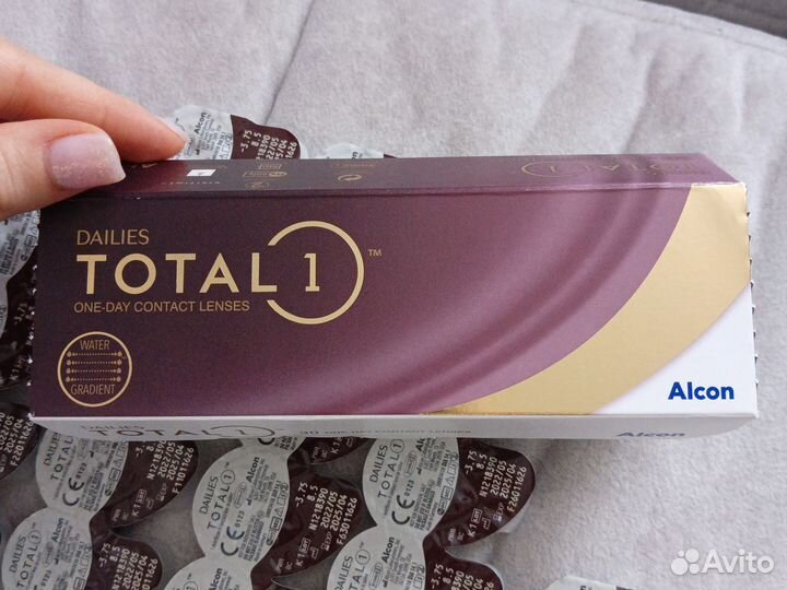 Линзы контактные однодневные-3,75