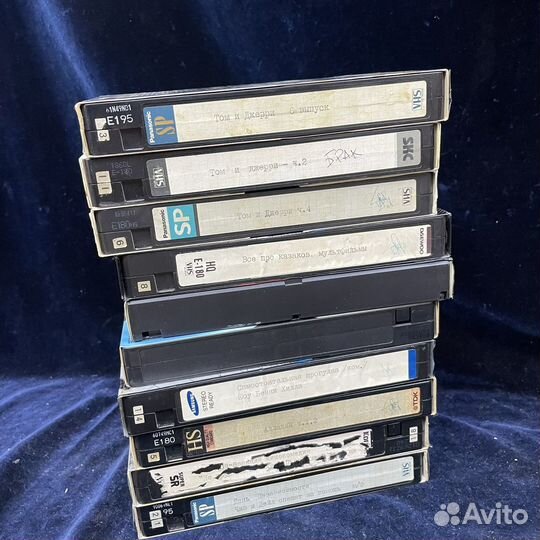 Видео кассеты Е-180 мультфильмы фильмы разные СССР