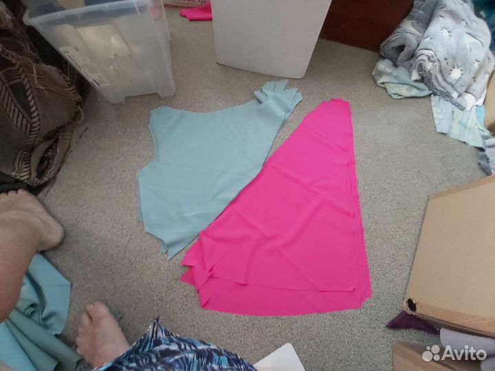 Срезы кроя, костюмная ткань