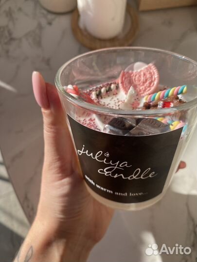 Свеча в стакане