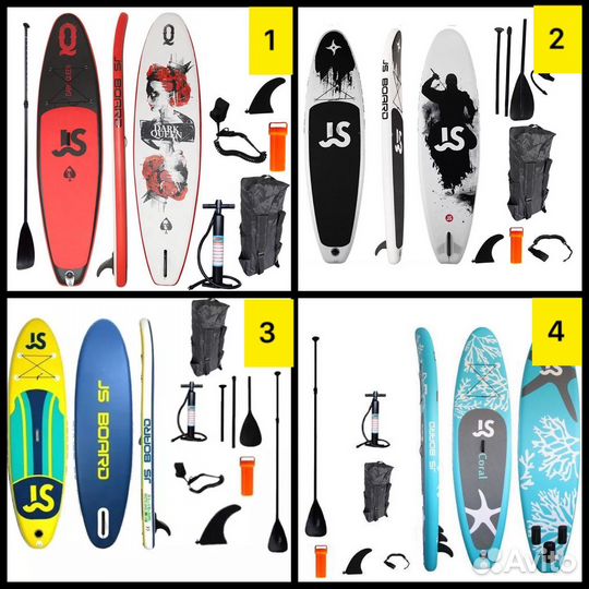 Сапборды JS, FunWater 320/335/350 см