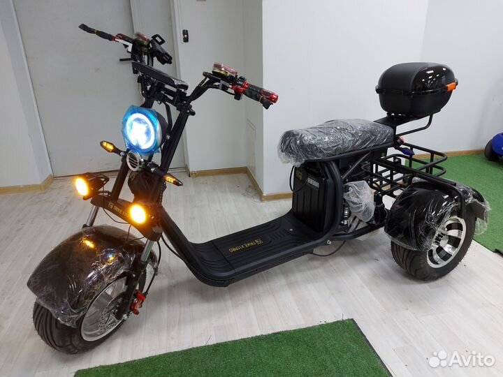 Электроскутер трехколесный 3000w