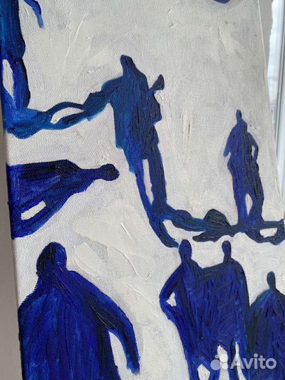 Картина маслом на холсте 30х70