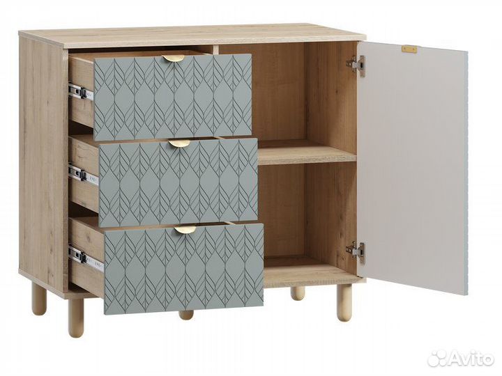 Тумба Теджонс-1 Leaf Mentol