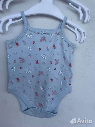 Боди детское на бретельках