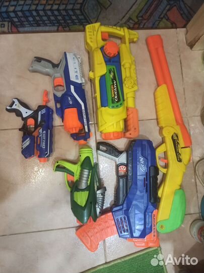 Нерф пистолет,бластер,ружье,водяное ружье nerf