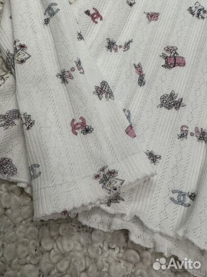 Хлопкрвый лонгслив Chanel